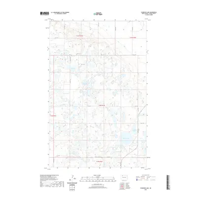 2020 Map of Thompson Lake, 2020 Print