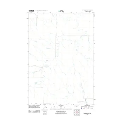 2012 Map of Thompson Lake, 2012 Print