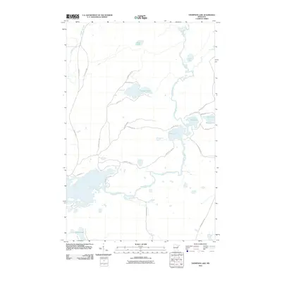 2010 Map of Thompson Lake, 2010 Print
