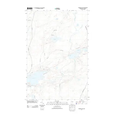 2013 Map of Thompson Lake, 2013 Print