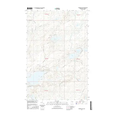 2016 Map of Thompson Lake, 2016 Print