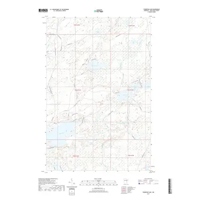 2019 Map of Thompson Lake, 2019 Print