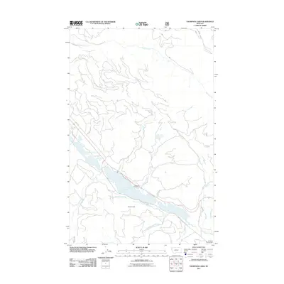 2011 Map of Thompson Lakes, 2011 Print