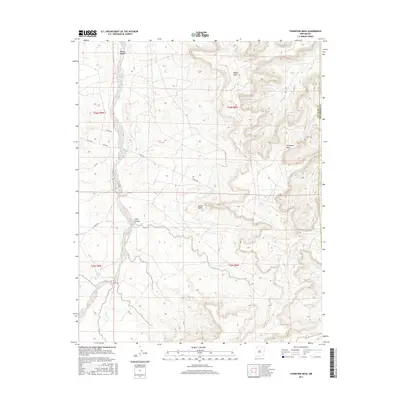 2017 Map of Thompson Mesa, 2017 Print