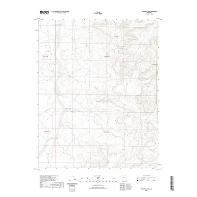 2020 Map of Thompson Mesa, 2020 Print