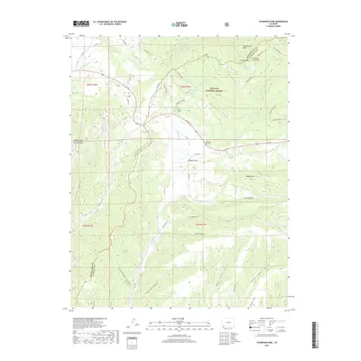 2019 Map of Thompson Park, 2019 Print