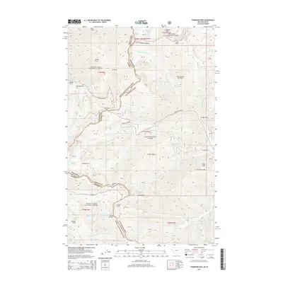 2014 Map of Thompson Pass, 2014 Print