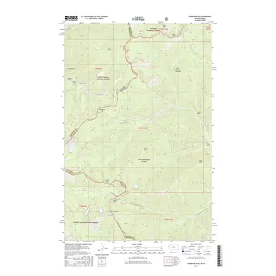 2017 Map of Thompson Pass, 2017 Print