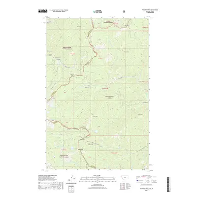 2020 Map of Thompson Pass, 2020 Print