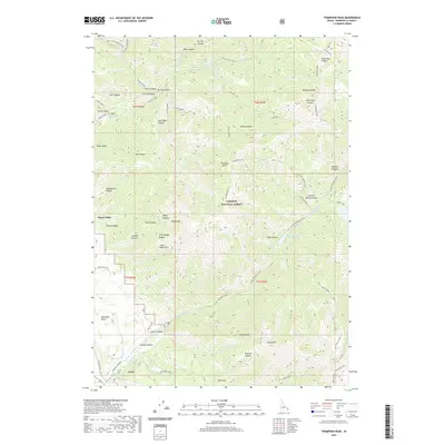 2020 Map of Thompson Peak, 2020 Print
