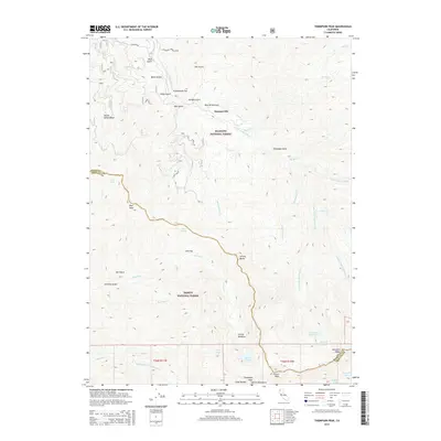 2015 Map of Thompson Peak, 2015 Print