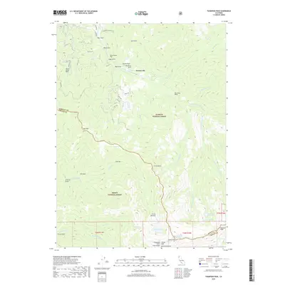 2018 Map of Thompson Peak, 2018 Print