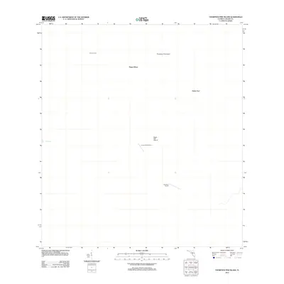 2012 Map of Thompson Pine Island, 2012 Print