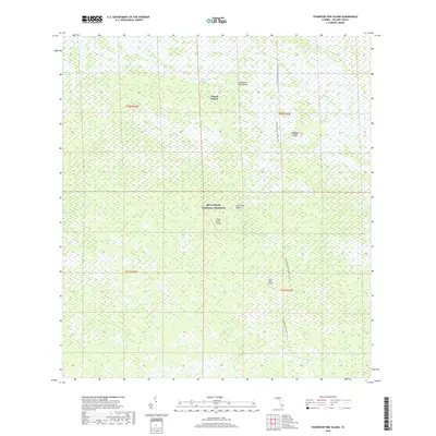 2018 Map of Thompson Pine Island, 2018 Print