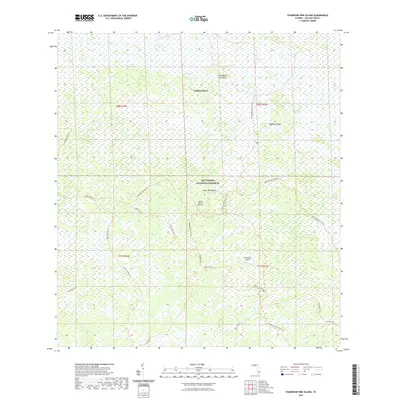 2021 Map of Thompson Pine Island, 2021 Print