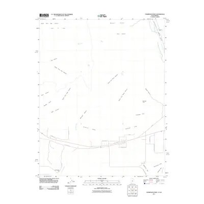 2011 Map of Thompson Point, 2011 Print