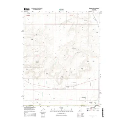 2014 Map of Thompson Point, 2014 Print