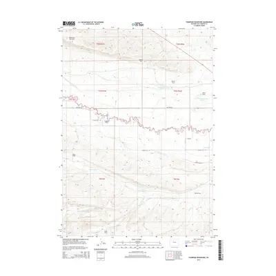 2015 Map of Thompson Reservoirs, 2015 Print