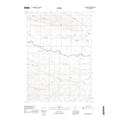 2017 Map of Thompson Reservoirs, 2017 Print
