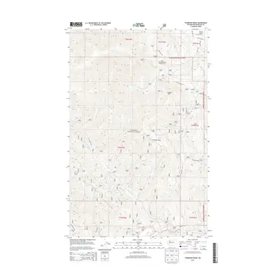 2014 Map of Thompson Ridge, 2014 Print