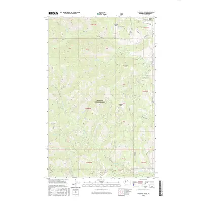 2017 Map of Thompson Ridge, 2017 Print