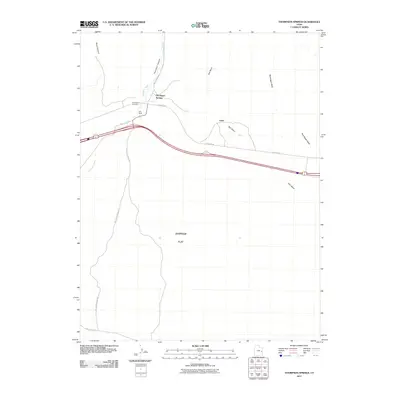 2011 Map of Thompson Springs, 2011 Print