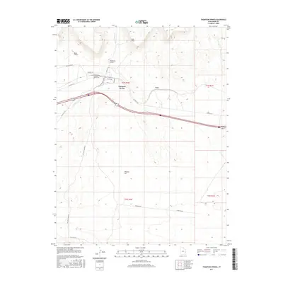 2017 Map of Thompson Springs, 2017 Print