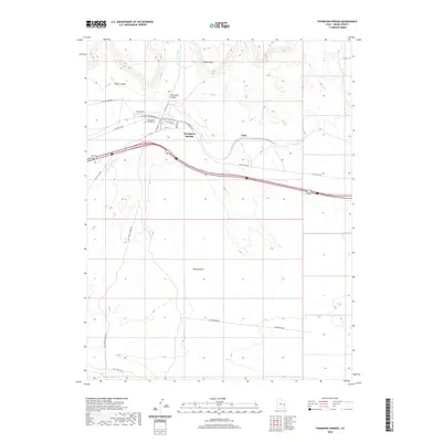 2020 Map of Thompson Springs, 2020 Print