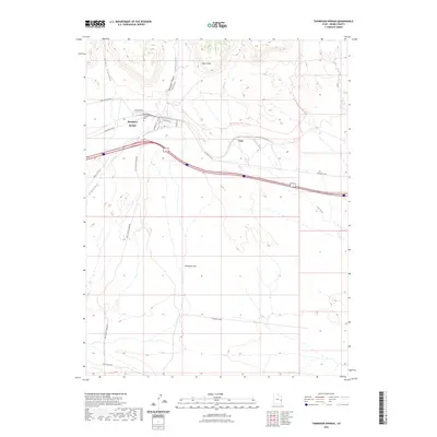 2023 Map of Thompson Springs, 2023 Print