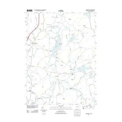 2012 Map of Thompson, 2012 Print