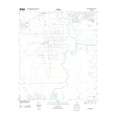2013 Map of Thompsons, 2013 Print