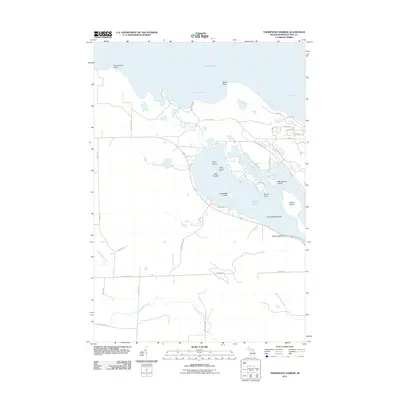 2011 Map of Thompsons Harbor, 2011 Print