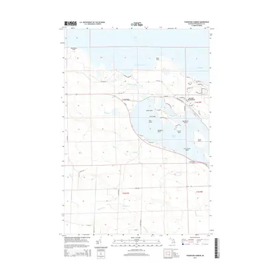 2014 Map of Thompsons Harbor, 2014 Print