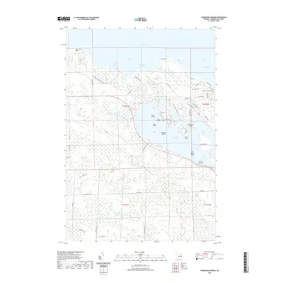 2019 Map of Thompsons Harbor, 2019 Print
