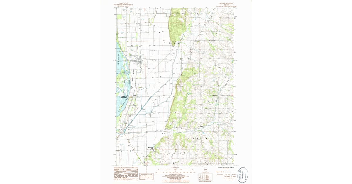Thomsonlocal Map 1985 Map of Thomson, IL — High-Res | Pastmaps