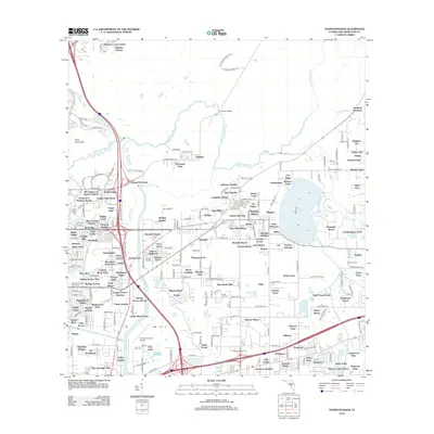 2012 Map of Thonotosassa, 2012 Print