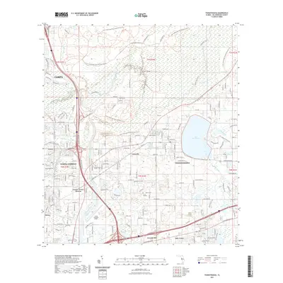 2021 Map of Thonotosassa, 2021 Print
