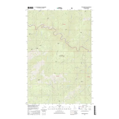 2017 Map of Thor Mountain, 2017 Print