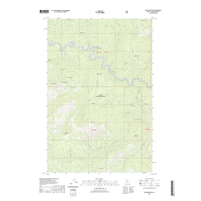 2020 Map of Thor Mountain, 2020 Print