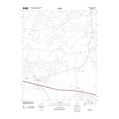 2010 Map of Thoreau, 2010 Print