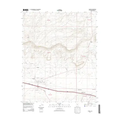 2013 Map of Thoreau, 2013 Print