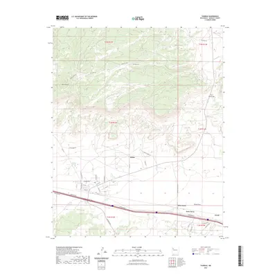 2023 Map of Thoreau, 2023 Print