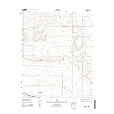 2013 Map of Thoreau NE, 2013 Print
