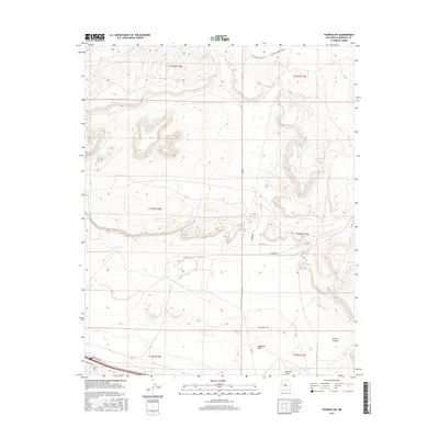 2017 Map of Thoreau NE, 2017 Print