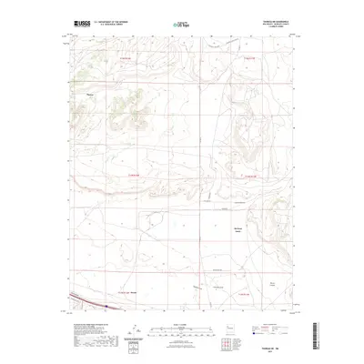 2023 Map of Thoreau NE, 2023 Print