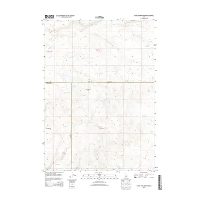 2013 Map of Thorn Creek Reservoir, 2013 Print