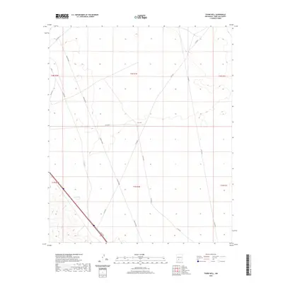 2020 Map of Thorn Well, 2020 Print
