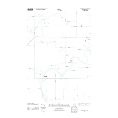 2013 Map of Thornapple, 2013 Print