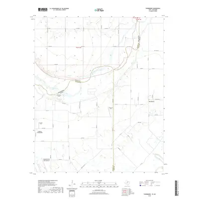 2019 Map of Thornberry, 2019 Print