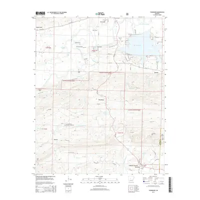 2014 Map of Thornburg, 2014 Print